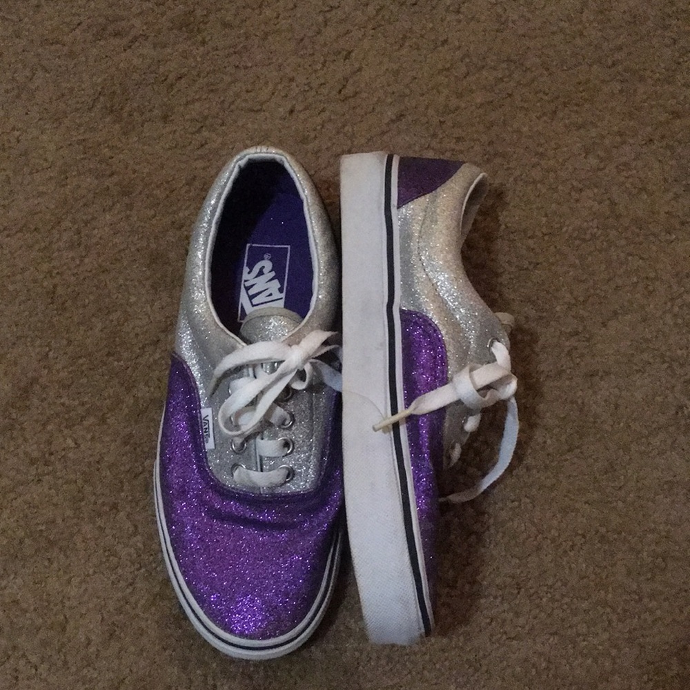 Glitter vans.